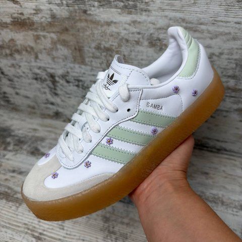 Adidas Samba OG Floral Embroidered  9d фото